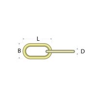 Ankerkette 4 mm (1 m Länge)
