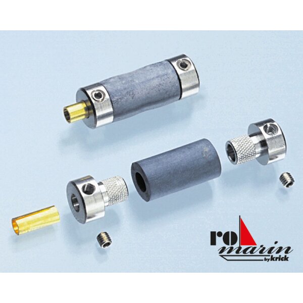 Elastik Schiffs-Kupplung 3,2/4 auf 4 mm