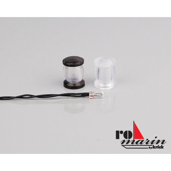 Rundumlampe 7,5x9 mm transparent (VE2)