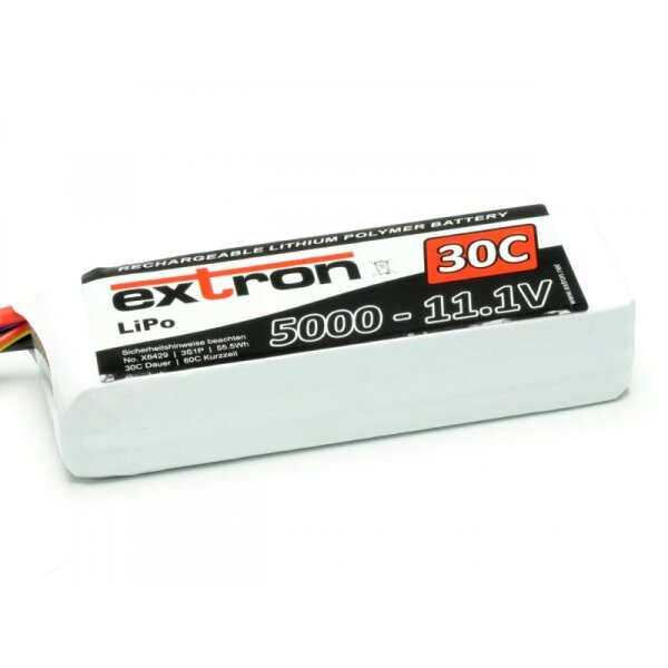 LiPo Akku Extron X2 5000 - 11,1V (30C | 60C)