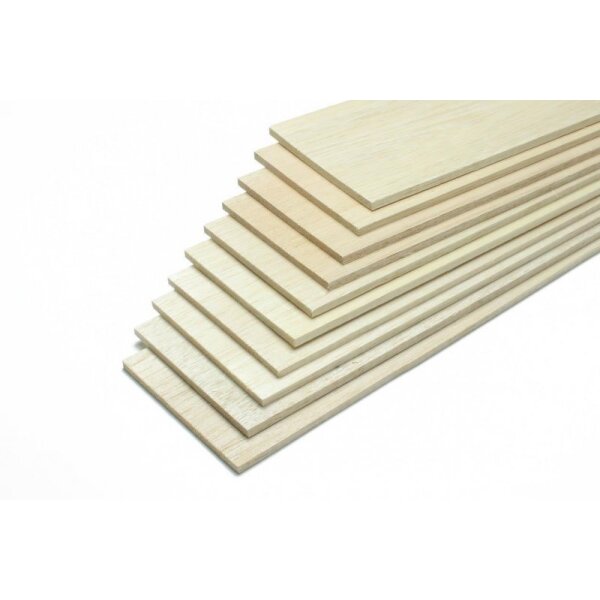 Balsa Brettchen 1,0 x 100 x 1000mm