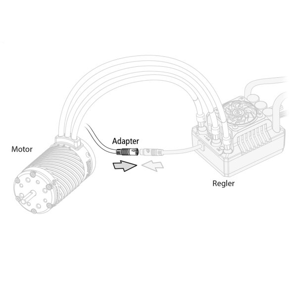 Motor Sensor Kabel Konverter JST Port-Motor