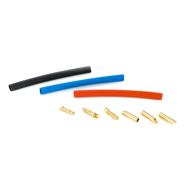 Goldkontakt Stecker Set 4.0mm 3 Paare