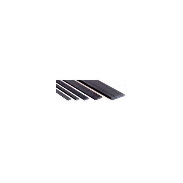 Carbon Flachstab  6,0 x 1,0 x 1000 mm