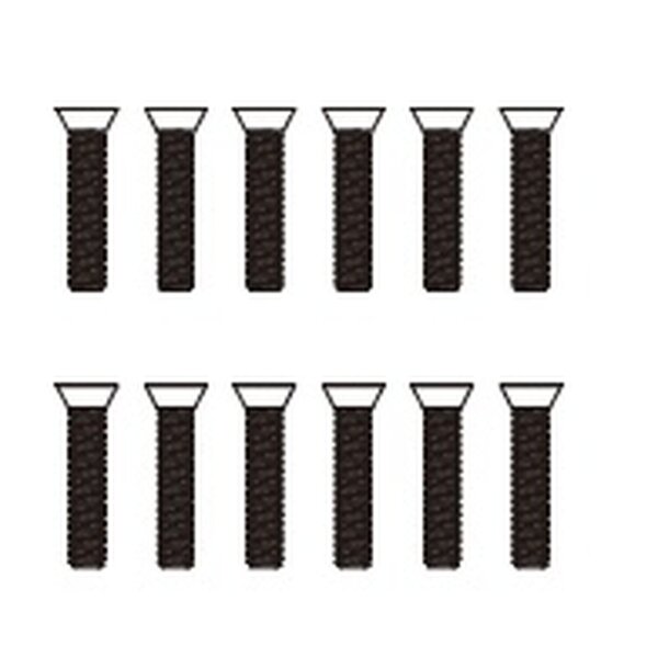 Schrauben 2,5x8 mm (12 Stück)