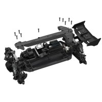"UDI R/C UD1204 GLEAM Pro 1/12 4WD Brushless Buggy Blau"