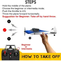 Sport Cub 500 4CH Gyro 500mm RTF Blue EXA76104BR