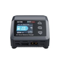 SkyRC S65neo AC Ladegerät LiPo 2-4s 10A 65W Entladen...