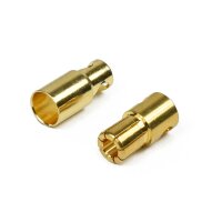 Goldkontaktstecker 6mm 1 Paar