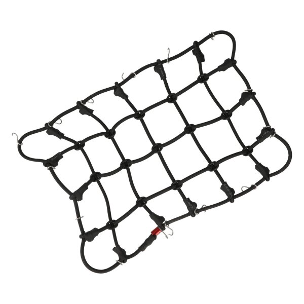 Gepäcknetz mit Haken Schwarz (190mm x 120mm)