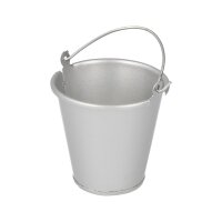 Metalleimer Silber