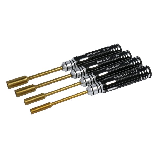 Set Steckschlüssel 4.0 / 5.5 / 7.0 / 8.0mm HSS Titan beschic