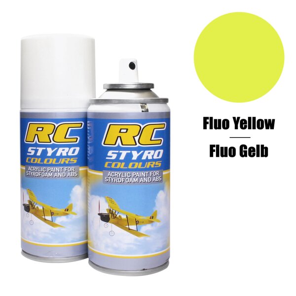 Styro Farbe Fluo Gelb 150ml