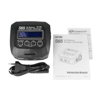 S65 AC Ladegerät LiPo 2-4s 6A 65W Entladen 2A 10W