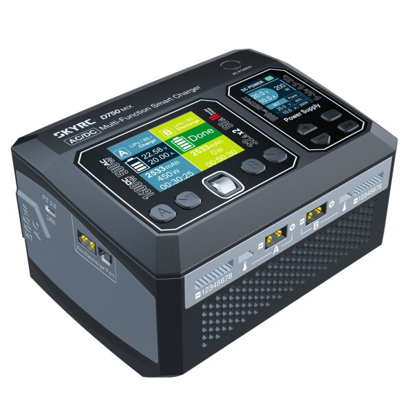 D750 MIX Ladegerät LiPo 1-8s 32A 500W AC